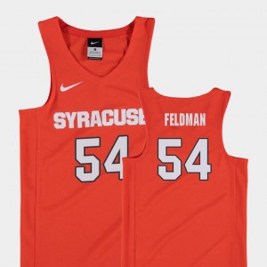 Basketball Cuse Ky Feldman College Jersey Orange #54 For Kids Replica